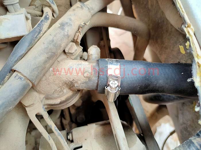 不銹鋼喉箍安裝后的樣子